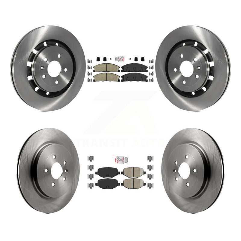 Transit Auto K8A-101486 Disc Brake Kit for 2012-2019 Ford Taurus, Lincoln MKT, Ford Explorer & more - Front and Rear product image