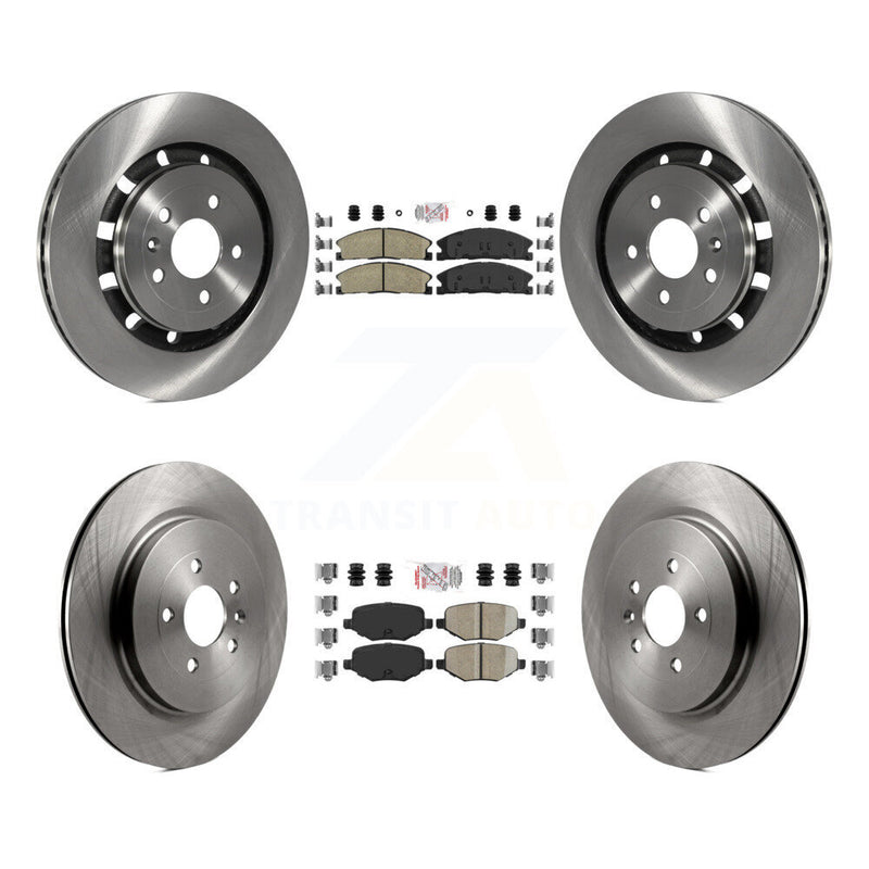 Transit Auto K8A-101487 Disc Brake Kit for 2012-2019 Ford Taurus, Lincoln MKT, Ford Explorer & more - Front and Rear product image