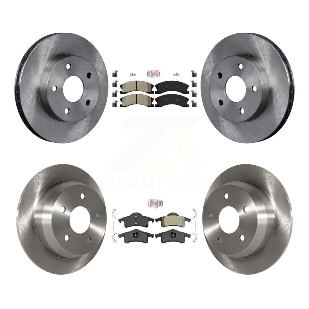 Transit Auto K8A-101539 Disc Brake Kit for 1999-2004 Jeep Grand Cherokee - Front and Rear product image