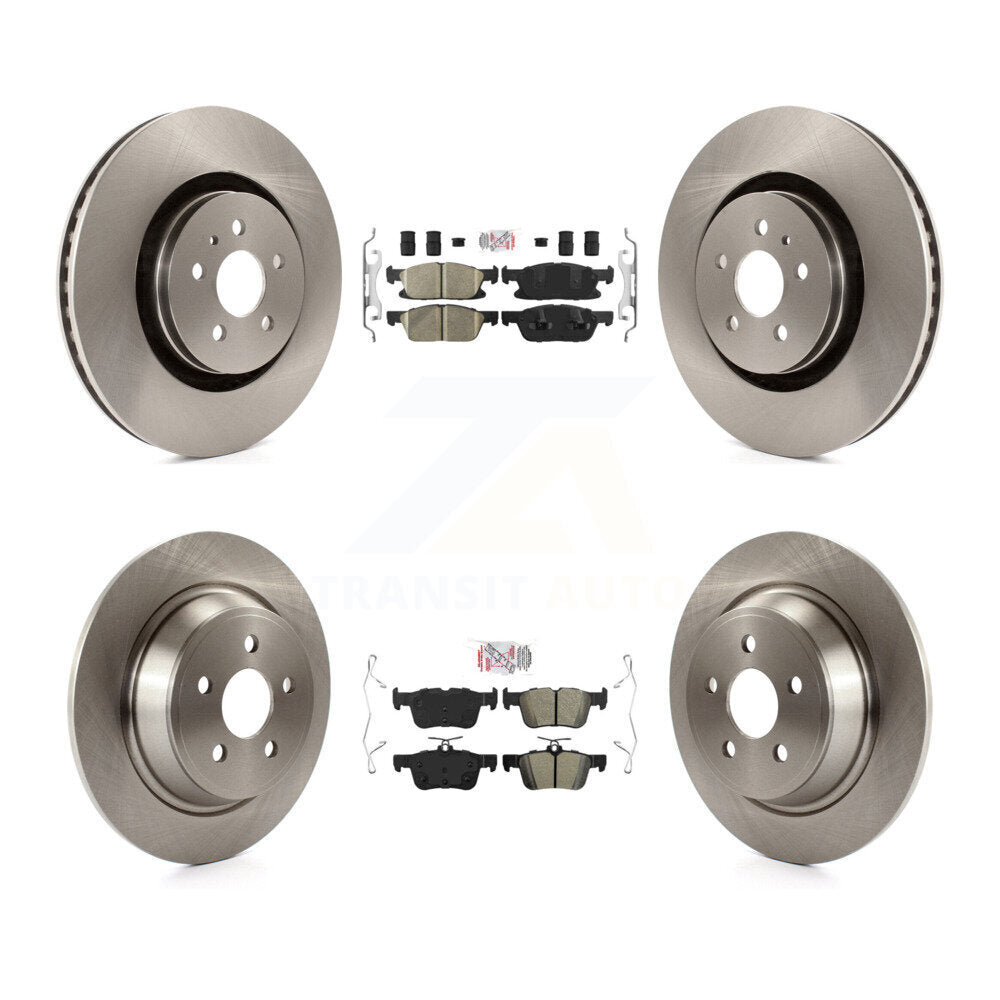 Transit Auto K8A-101554 Disc Brake Kit for 2015-2023 Ford Edge, Lincoln Nautilus, Lincoln MKX - Front and Rear product image