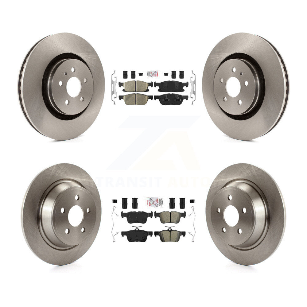 Transit Auto K8A-101555 Disc Brake Kit for 2015-2023 Ford Edge, Lincoln Nautilus, Lincoln MKX - Front and Rear product image