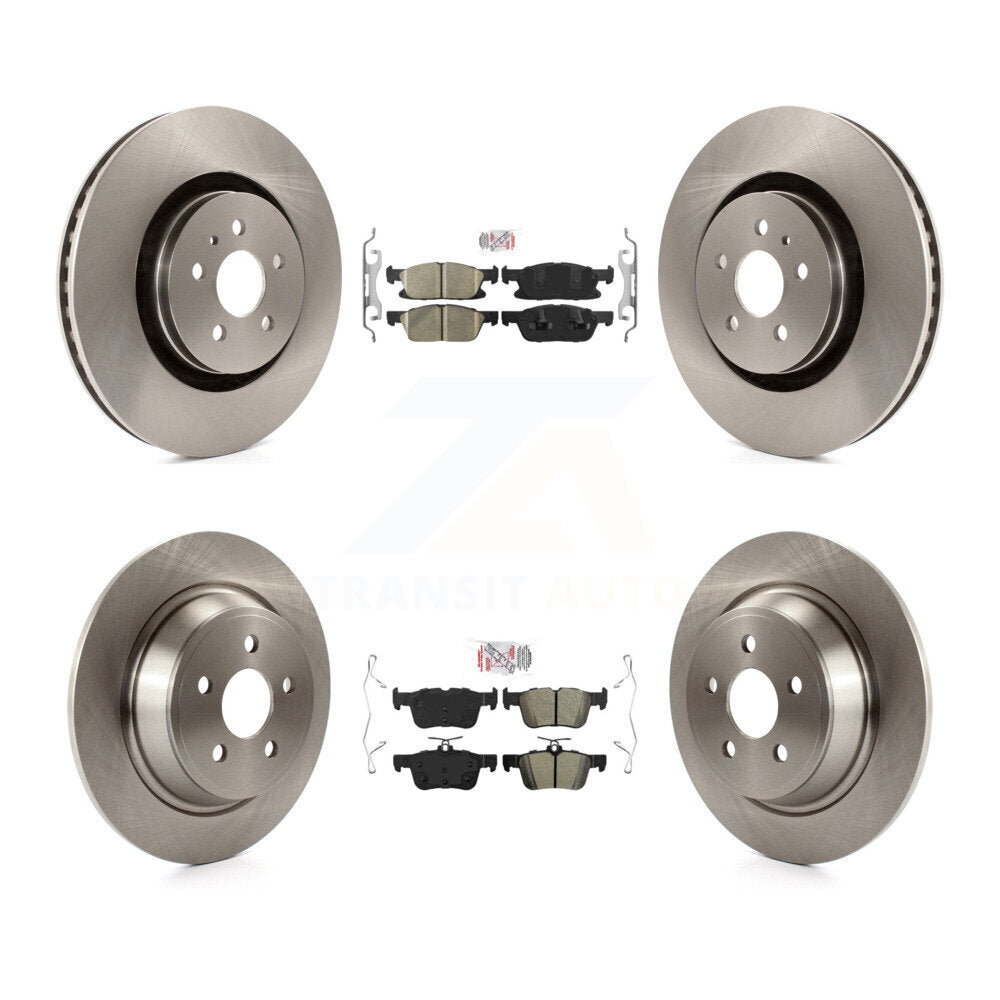 Transit Auto K8A-101556 Disc Brake Kit for 2015-2023 Ford Edge, Lincoln Nautilus, Lincoln MKX - Front and Rear product image