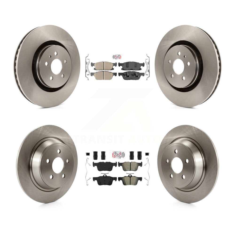 Transit Auto K8A-101559 Disc Brake Kit for 2017-2020 Lincoln Continental, Ford Fusion, Lincoln MKZ - Front and Rear product image