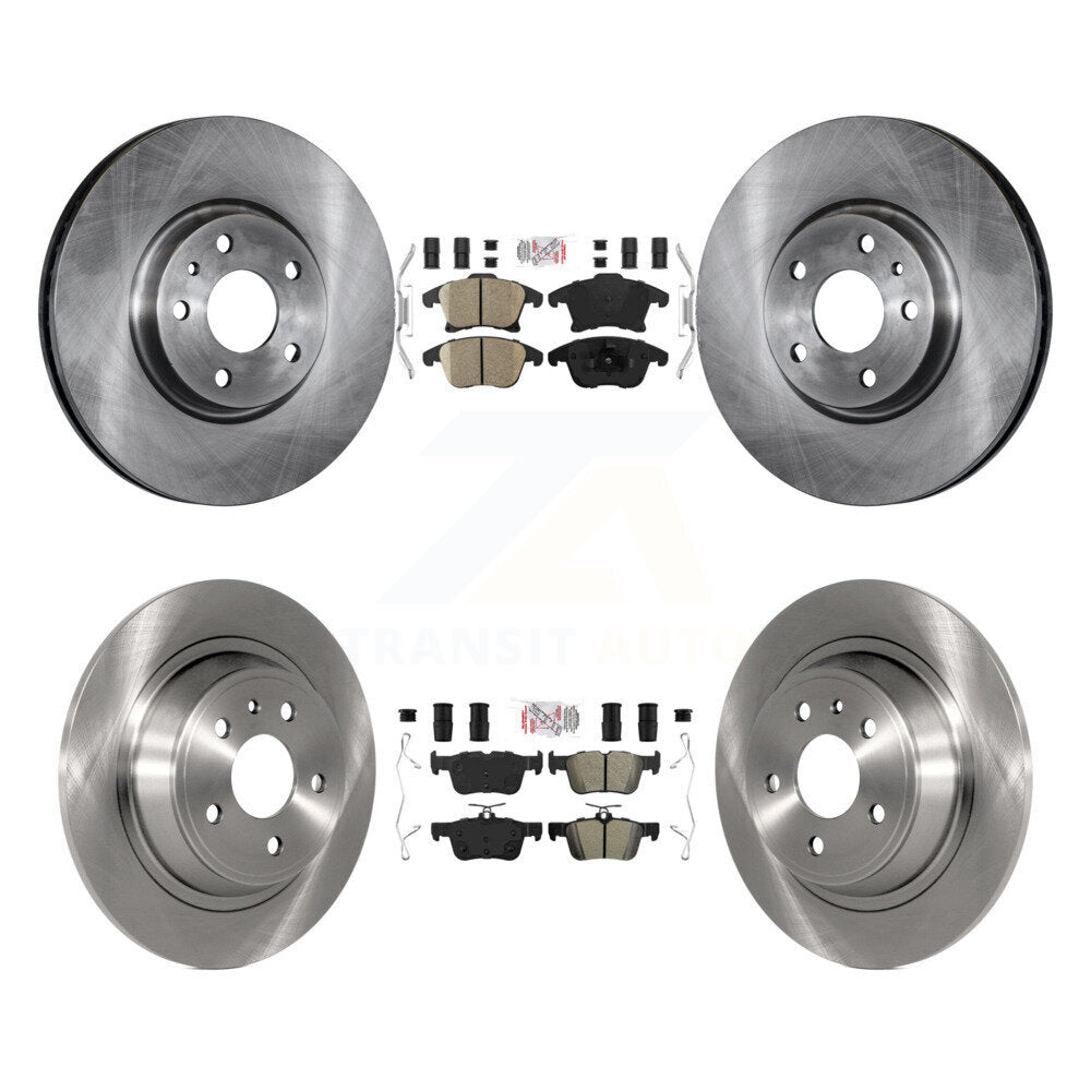 Transit Auto K8A-101572 Disc Brake Kit for 2013-2020 Ford Fusion, Lincoln MKZ - Front and Rear product image