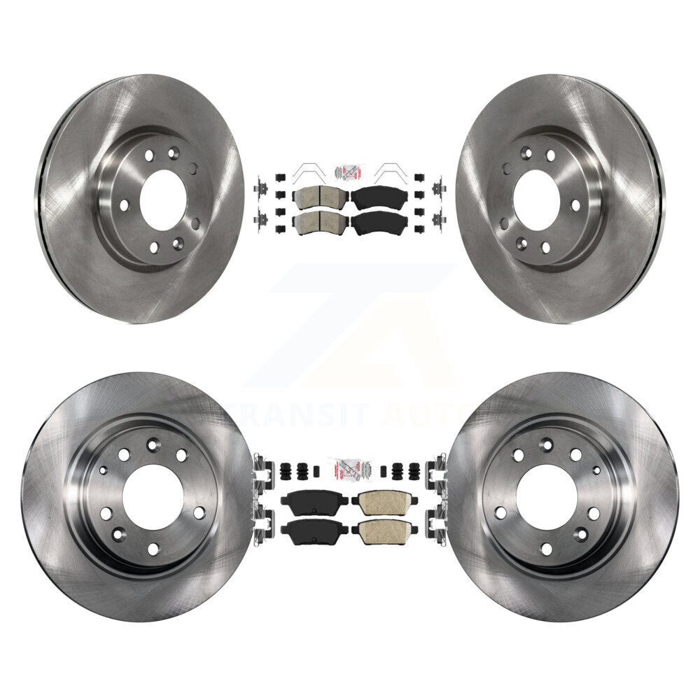 Transit Auto K8A-101615 Disc Brake Kit for 2006-2013 Mazda 6, Lincoln MKZ, Ford Fusion & more - Front and Rear product image