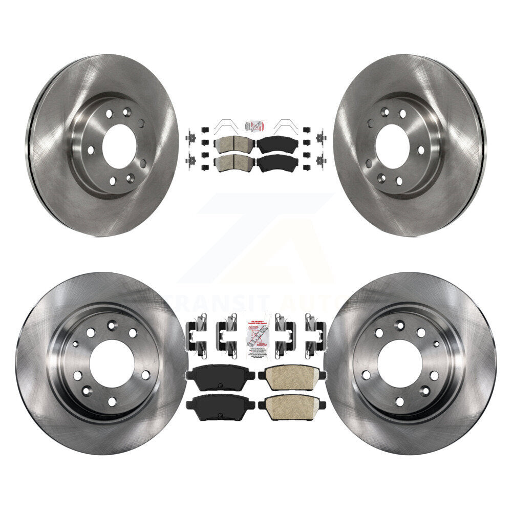 Transit Auto K8A-101616 Disc Brake Kit for 2006-2013 Mazda 6, Lincoln MKZ, Ford Fusion & more - Front and Rear product image