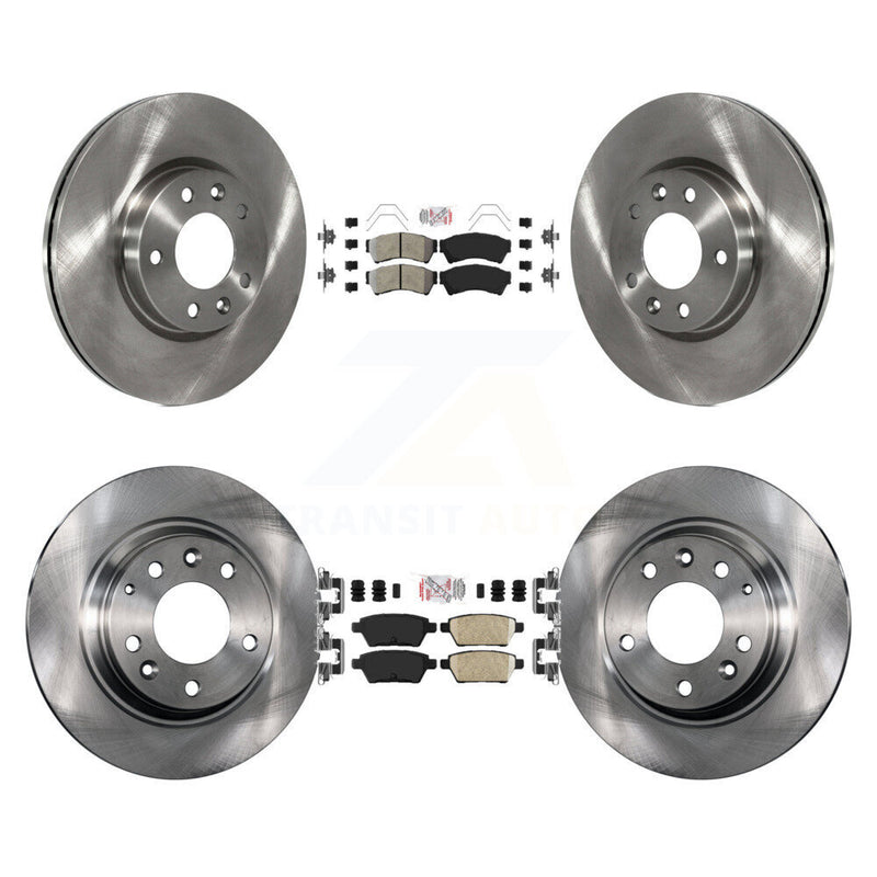 Transit Auto K8A-101617 Disc Brake Kit for 2006-2013 Mazda 6, Lincoln MKZ, Ford Fusion & more - Front and Rear product image