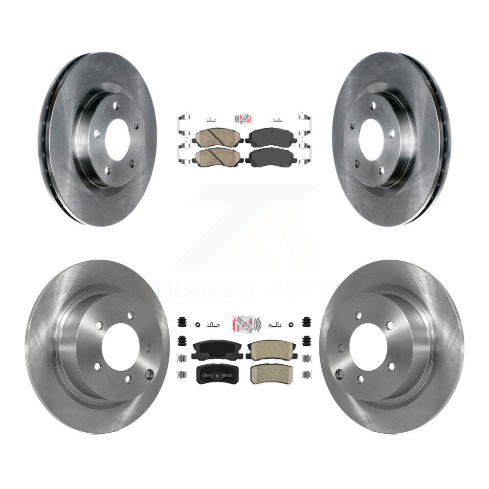 Transit Auto K8A-101633 Disc Brake Kit for 2007-2017 Mitsubishi Lancer, Mitsubishi Outlander, Chrysler 200 & more - Front and Rear product image