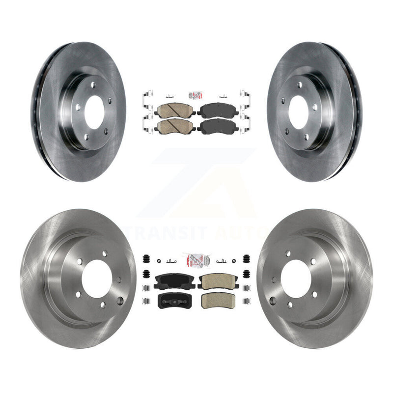 Transit Auto K8A-101633 Disc Brake Kit for 2007-2017 Mitsubishi Lancer, Mitsubishi Outlander, Chrysler 200 & more - Front and Rear product image