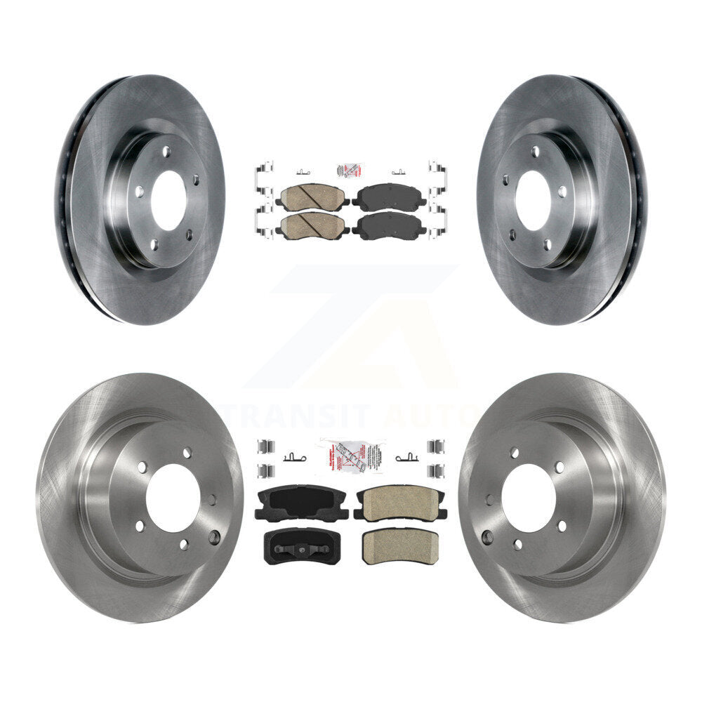 Transit Auto K8A-101634 Disc Brake Kit for 2007-2017 Mitsubishi Lancer, Mitsubishi Outlander, Chrysler 200 & more - Front and Rear product image