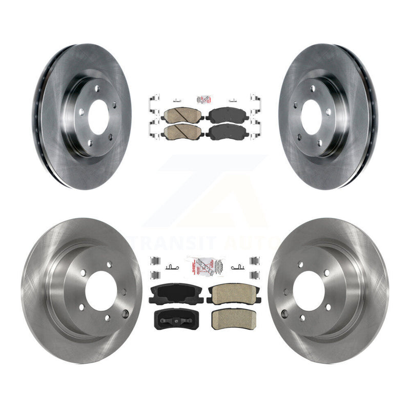Transit Auto K8A-101634 Disc Brake Kit for 2007-2017 Mitsubishi Lancer, Mitsubishi Outlander, Chrysler 200 & more - Front and Rear product image