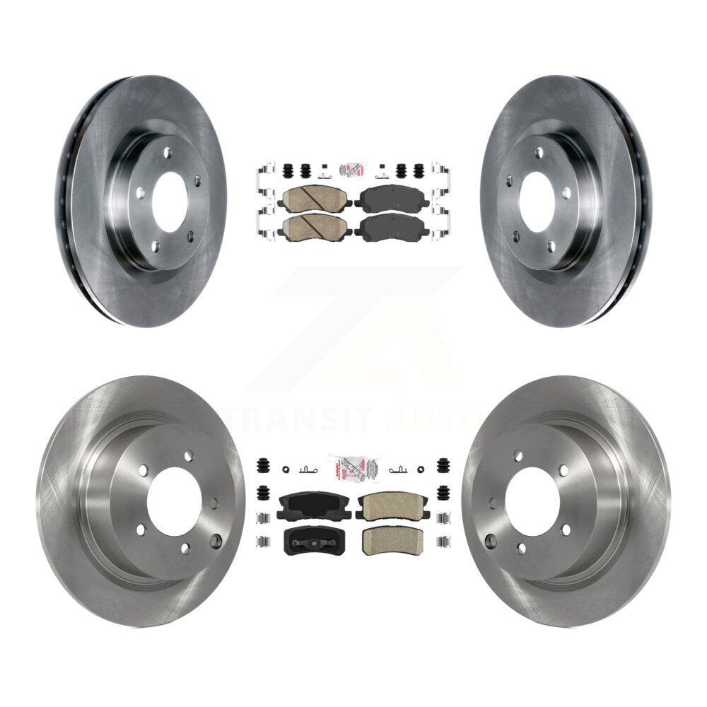 Transit Auto K8A-101635 Disc Brake Kit for 2007-2017 Mitsubishi Lancer, Mitsubishi Outlander, Chrysler 200 & more - Front and Rear product image