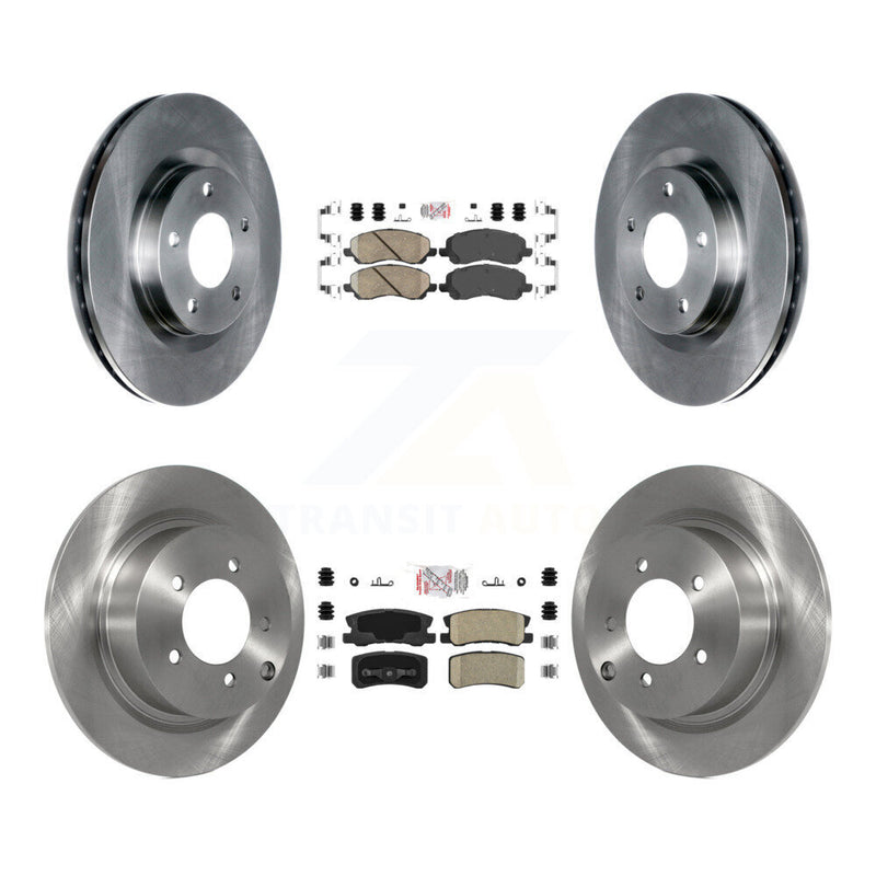 Transit Auto K8A-101635 Disc Brake Kit for 2007-2017 Mitsubishi Lancer, Mitsubishi Outlander, Chrysler 200 & more - Front and Rear product image
