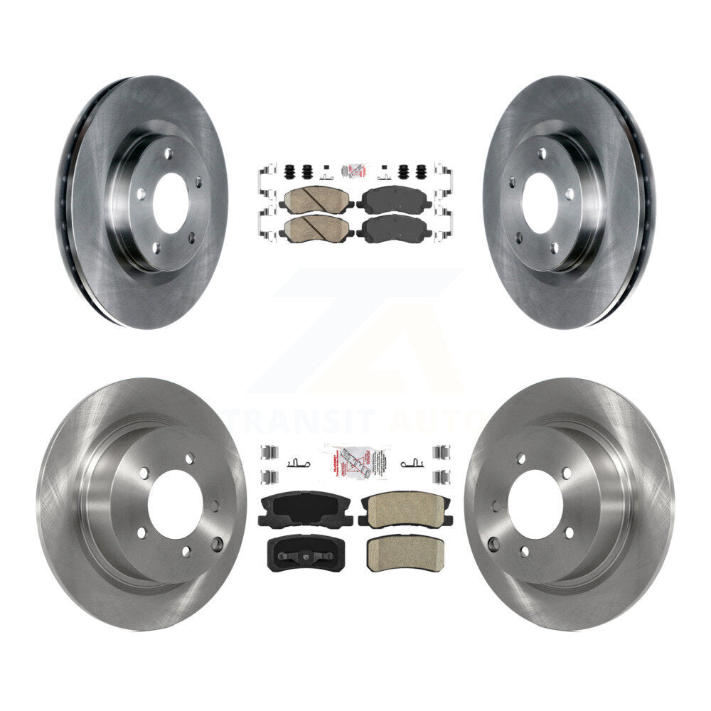 Transit Auto K8A-101636 Disc Brake Kit for 2007-2017 Mitsubishi Lancer, Mitsubishi Outlander, Chrysler 200 & more - Front and Rear product image
