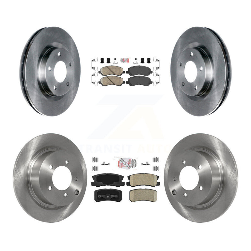 Transit Auto K8A-101636 Disc Brake Kit for 2007-2017 Mitsubishi Lancer, Mitsubishi Outlander, Chrysler 200 & more - Front and Rear product image