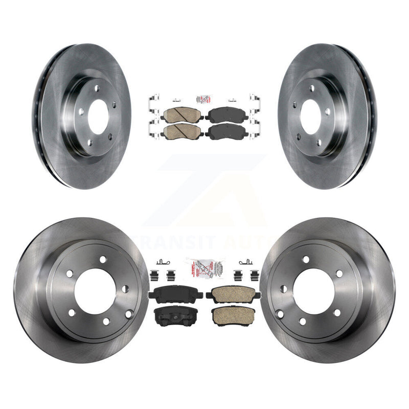 Transit Auto K8A-101637 Disc Brake Kit for 2007-2017 Chrysler 200, Dodge Caliber, Dodge Avenger & more - Front and Rear product image