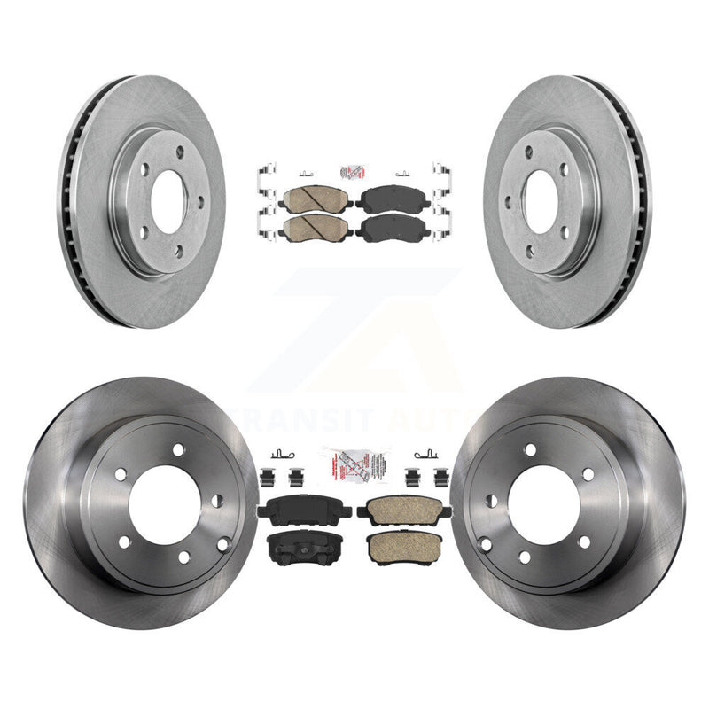 Transit Auto K8A-101643 Disc Brake Kit for 2007-2016 Mitsubishi Lancer, Dodge Caliber - Front and Rear product image