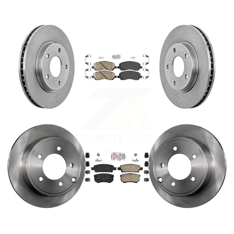 Transit Auto K8A-101644 Disc Brake Kit for 2007-2016 Mitsubishi Lancer, Dodge Caliber - Front and Rear product image