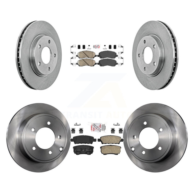 Transit Auto K8A-101645 Disc Brake Kit for 2007-2016 Mitsubishi Lancer, Dodge Caliber - Front and Rear product image