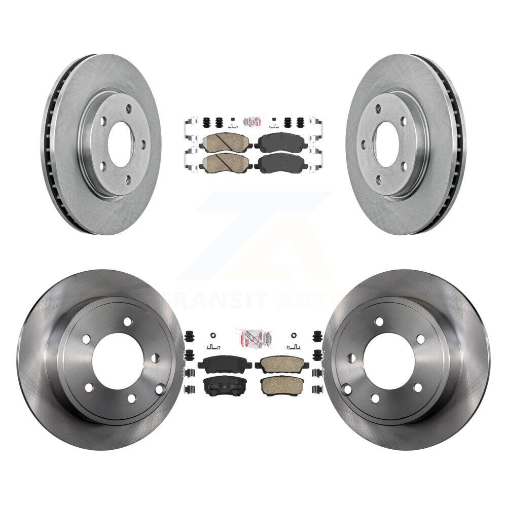 Transit Auto K8A-101646 Disc Brake Kit for 2007-2016 Mitsubishi Lancer, Dodge Caliber - Front and Rear product image