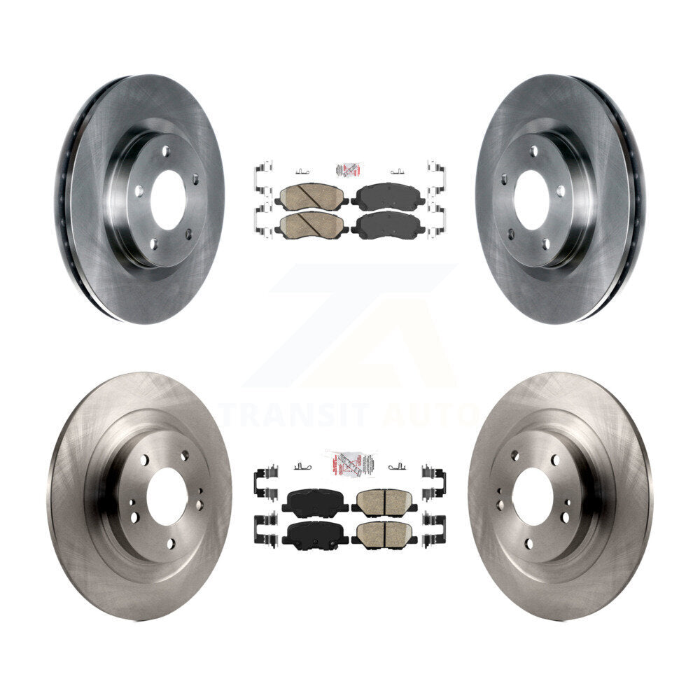 Transit Auto K8A-101648 Disc Brake Kit for 2013-2024 Mitsubishi Outlander, Mitsubishi Outlander Sport, Mitsubishi RVR - Front and Rear product image
