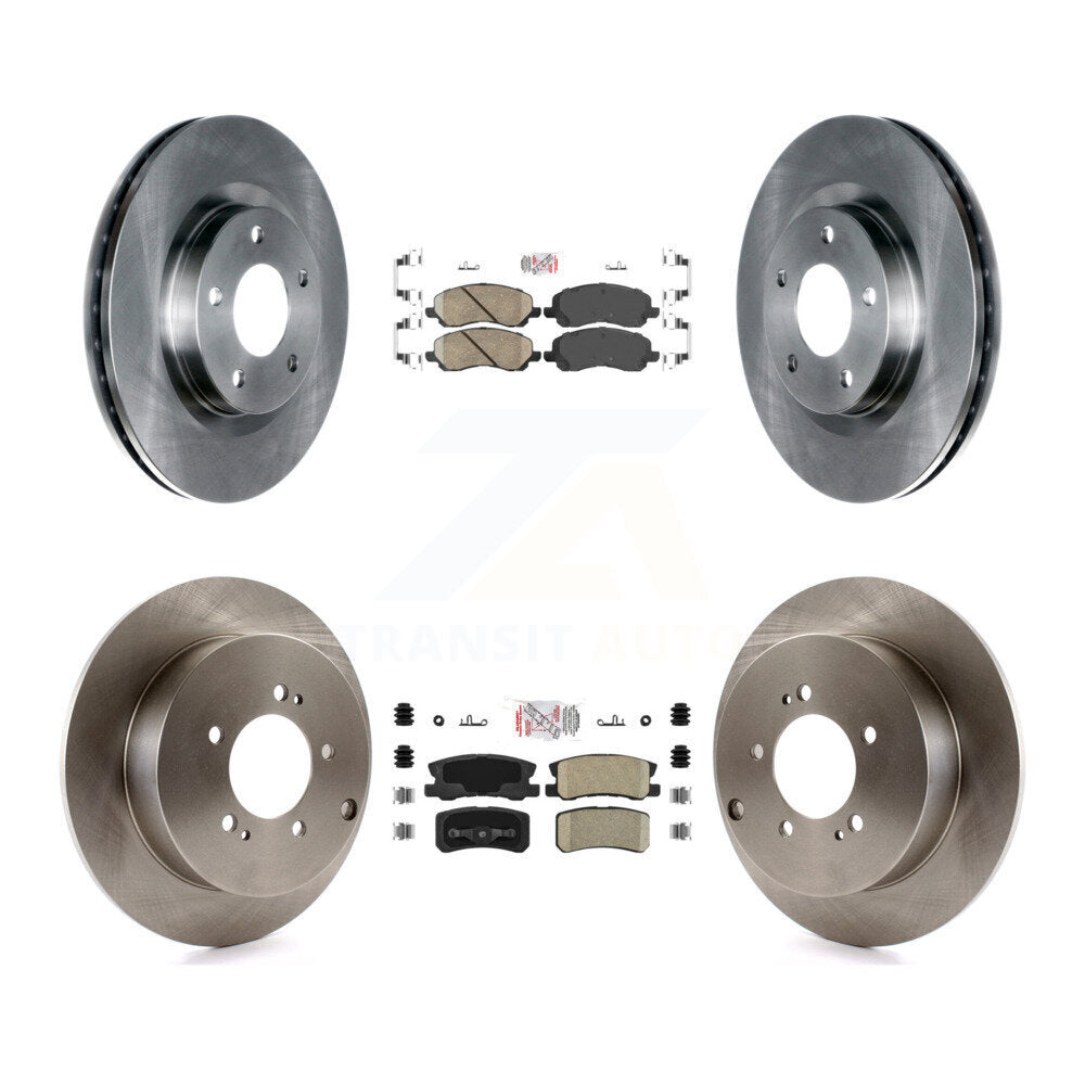 Transit Auto K8A-101658 Disc Brake Kit for 2007-2013 Mitsubishi Outlander - Front and Rear product image