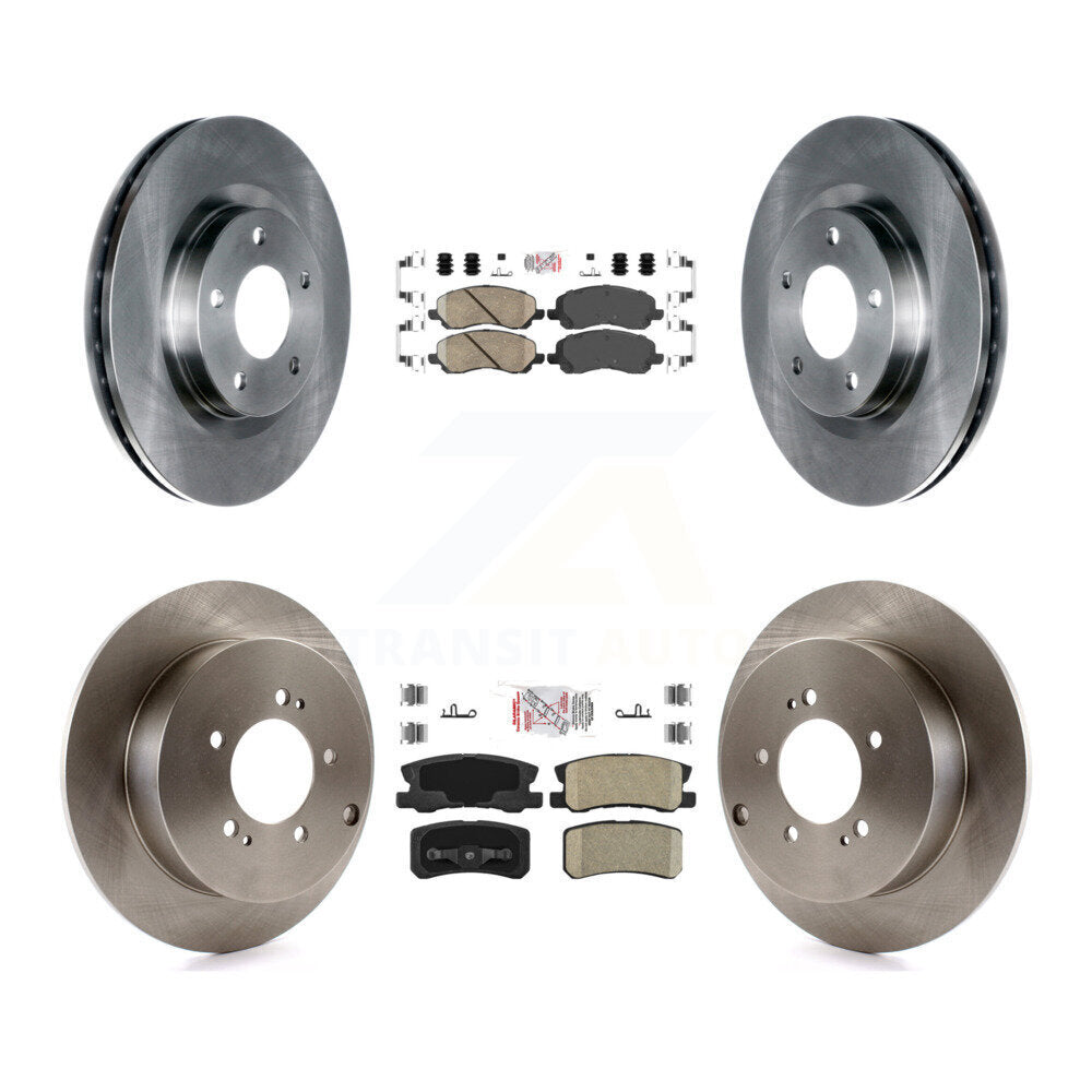 Transit Auto K8A-101661 Disc Brake Kit for 2007-2013 Mitsubishi Outlander - Front and Rear product image