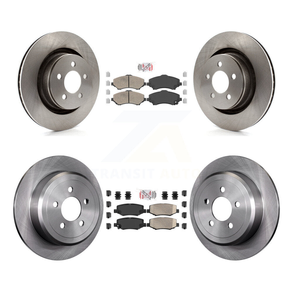 Transit Auto K8A-101686 Disc Brake Kit for 2008-2012 Dodge Nitro, Jeep Liberty - Front and Rear product image