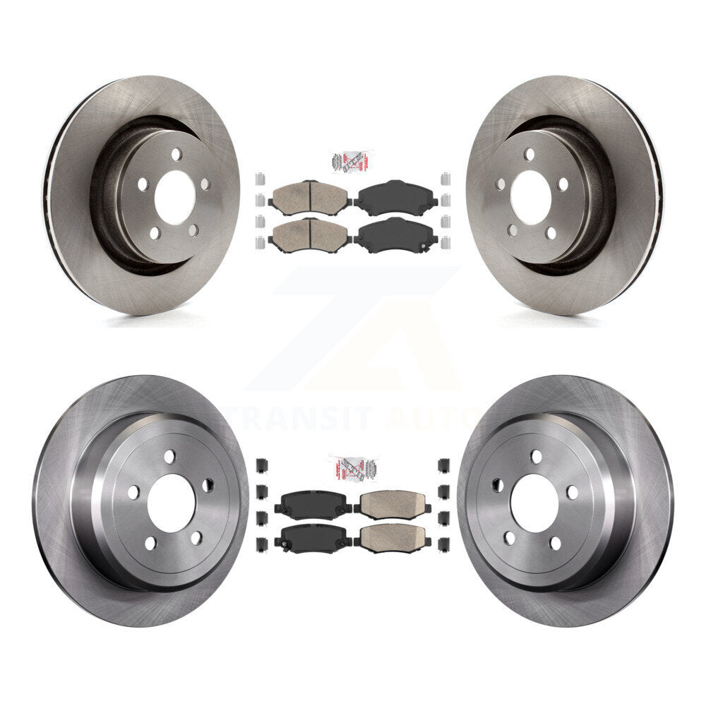 Transit Auto K8A-101687 Disc Brake Kit for 2008-2012 Dodge Nitro, Jeep Liberty - Front and Rear product image