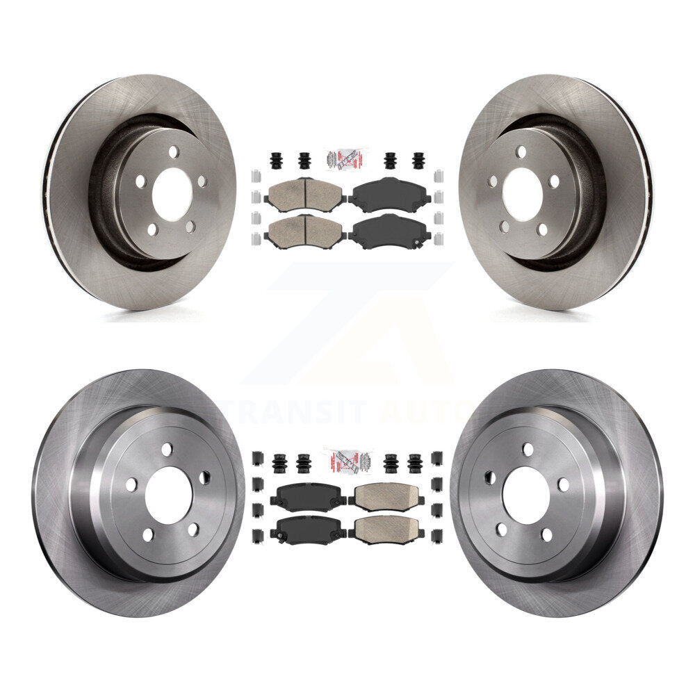 Transit Auto K8A-101688 Disc Brake Kit for 2008-2012 Dodge Nitro, Jeep Liberty - Front and Rear product image