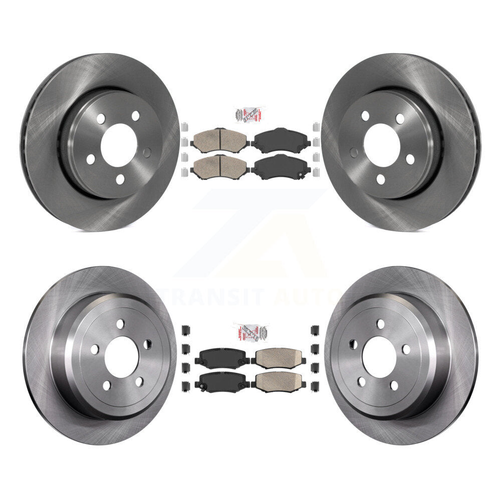 Transit Auto K8A-101691 Disc Brake Kit for 2007-2012 Dodge Nitro, Jeep Liberty - Front and Rear product image