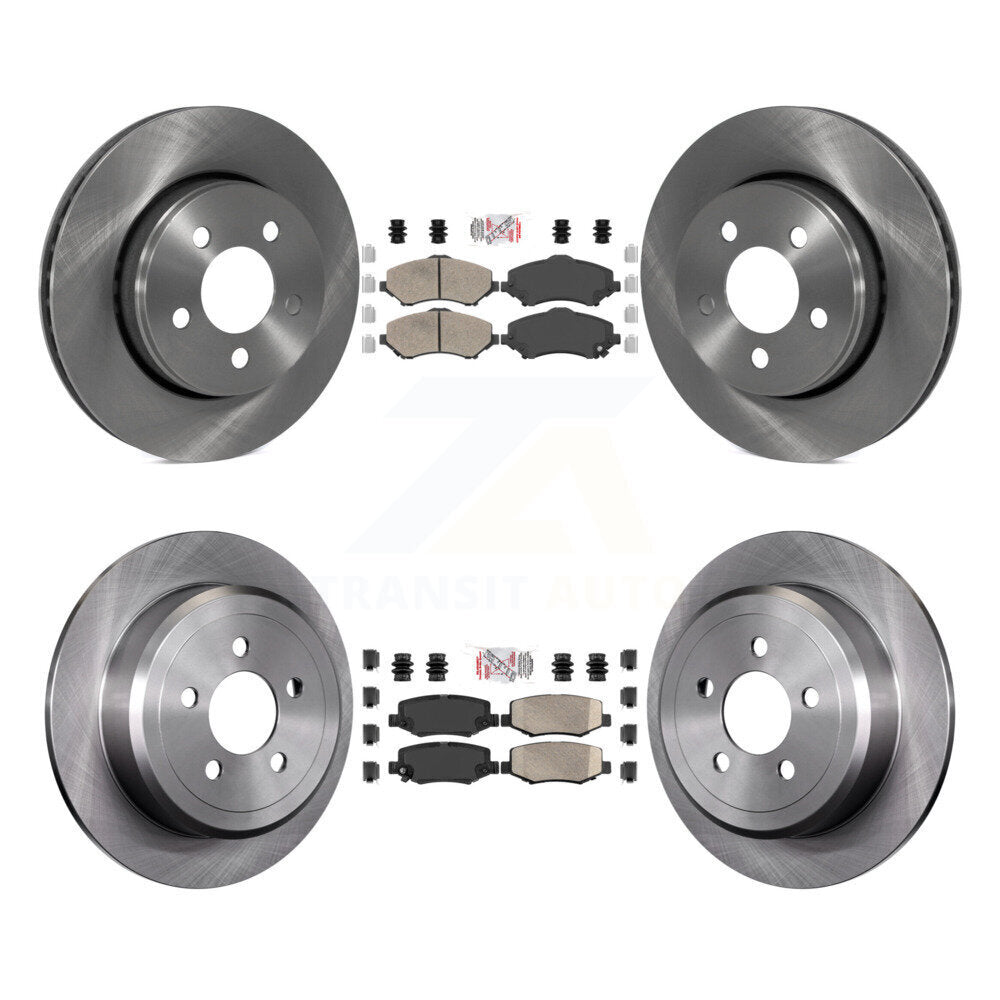 Transit Auto K8A-101692 Disc Brake Kit for 2007-2012 Dodge Nitro, Jeep Liberty - Front and Rear product image