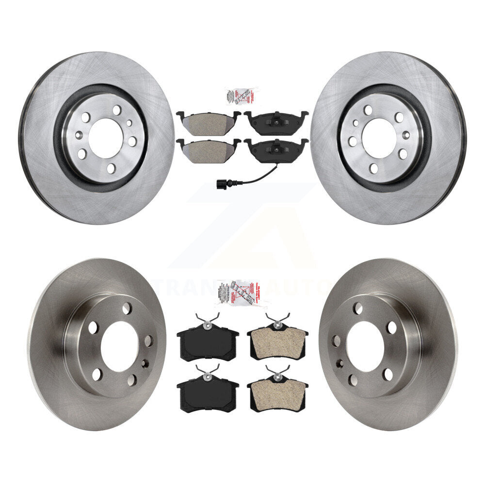 Transit Auto K8A-101709 Disc Brake Kit for 2007-2010 Volkswagen Beetle - Front and Rear product image