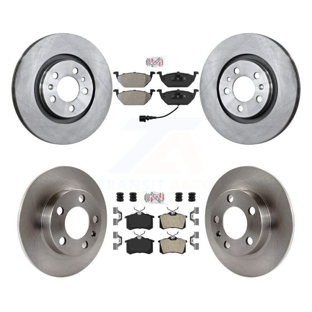 Transit Auto K8A-101710 Disc Brake Kit for 2007-2010 Volkswagen Beetle - Front and Rear product image