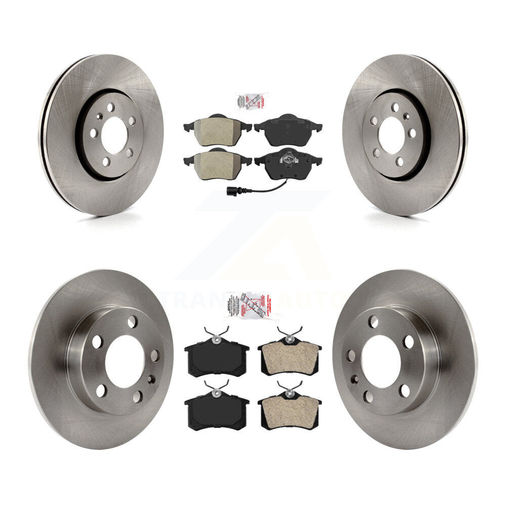 Transit Auto K8A-101711 Disc Brake Kit for 2007-2010 Volkswagen Beetle - Front and Rear product image