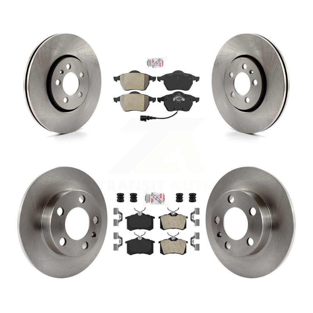 Transit Auto K8A-101712 Disc Brake Kit for 2007-2010 Volkswagen Beetle - Front and Rear product image