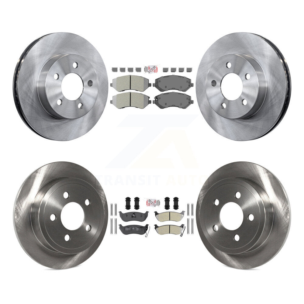 Transit Auto K8A-101748 Disc Brake Kit for 2003-2007 Jeep Liberty - Front and Rear product image