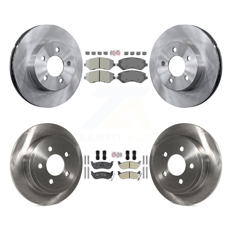 Transit Auto K8A-101748 Disc Brake Kit for 2003-2007 Jeep Liberty - Front and Rear product image