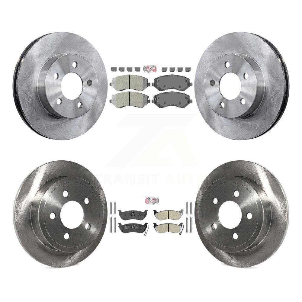 Transit Auto K8A-101749 Disc Brake Kit for 2003-2007 Jeep Liberty - Front and Rear product image
