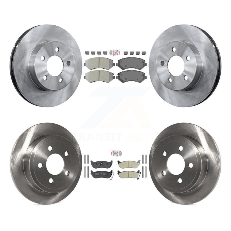 Transit Auto K8A-101749 Disc Brake Kit for 2003-2007 Jeep Liberty - Front and Rear product image
