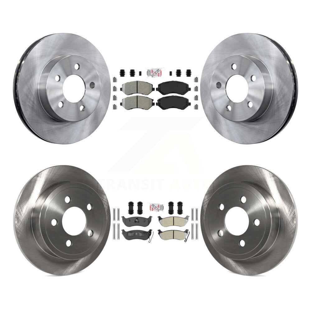 Transit Auto K8A-101750 Disc Brake Kit for 2003-2007 Jeep Liberty - Front and Rear product image