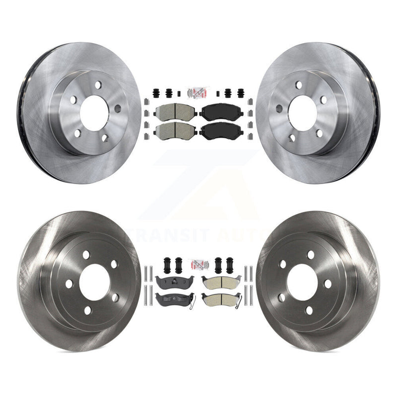 Transit Auto K8A-101750 Disc Brake Kit for 2003-2007 Jeep Liberty - Front and Rear product image