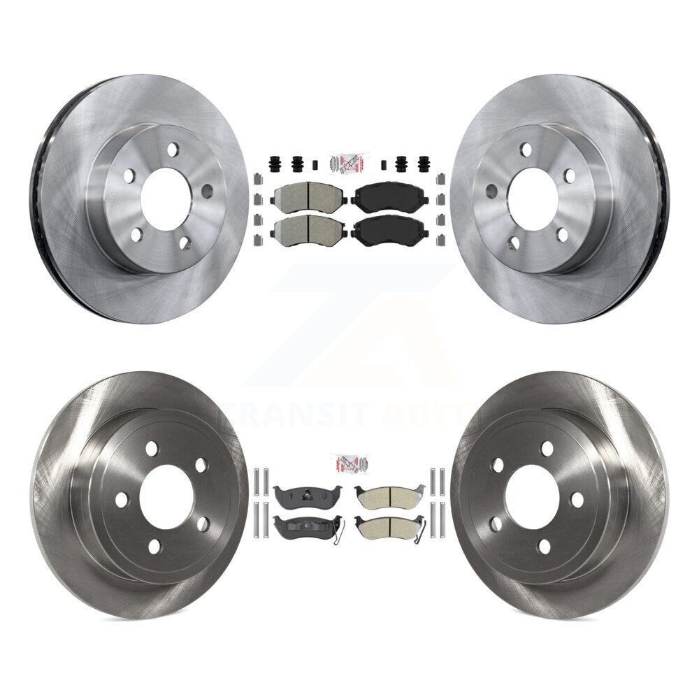 Transit Auto K8A-101751 Disc Brake Kit for 2003-2007 Jeep Liberty - Front and Rear product image
