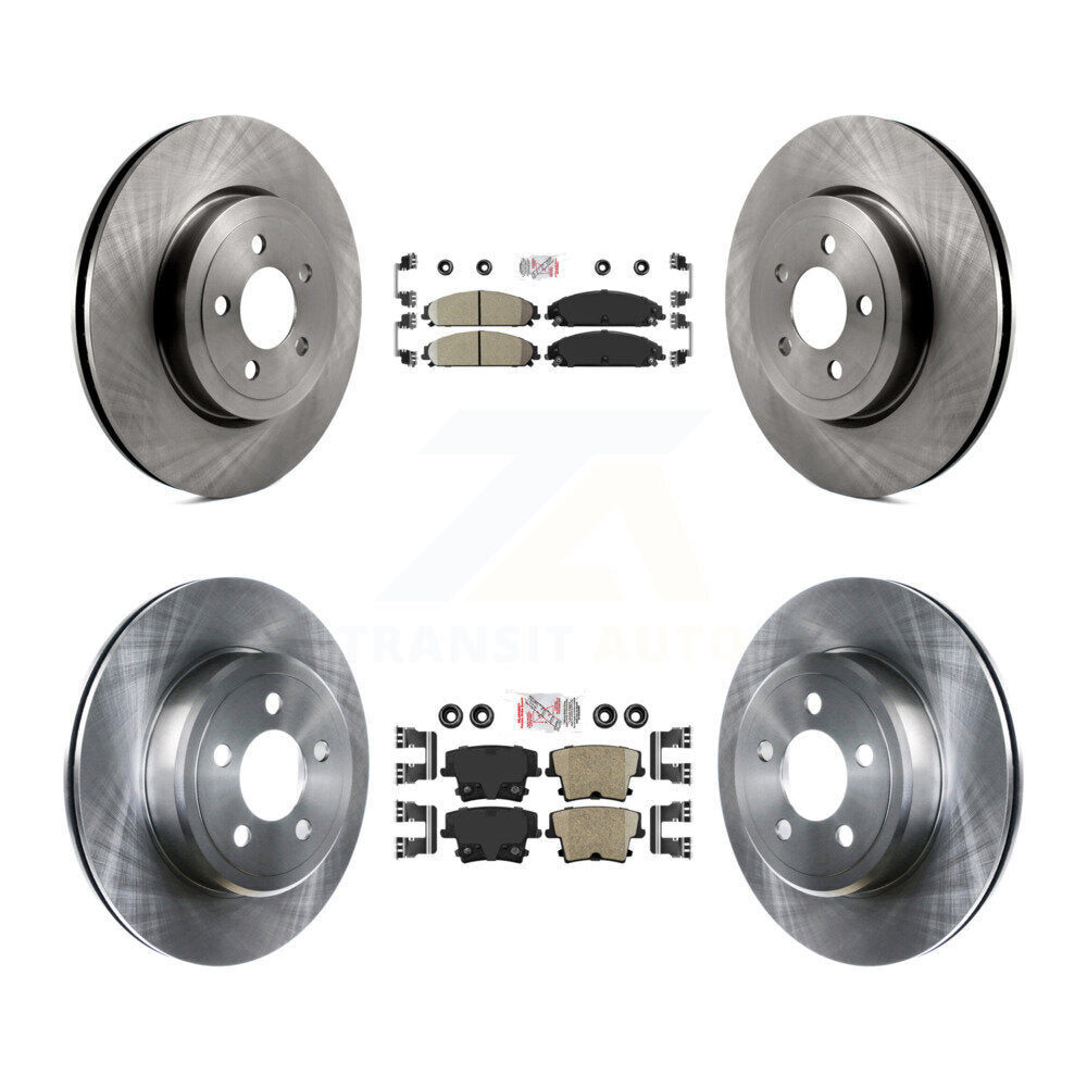 Transit Auto K8A-101777 Disc Brake Kit for 2005-2023 Dodge Challenger, Dodge Charger, Chrysler 300 - Front and Rear product image