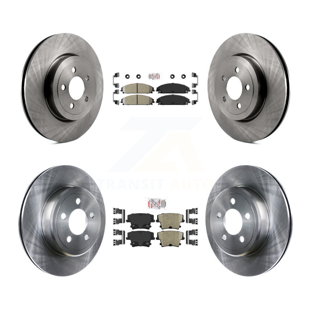 Transit Auto K8A-101778 Disc Brake Kit for 2005-2023 Dodge Challenger, Dodge Charger, Chrysler 300 - Front and Rear product image