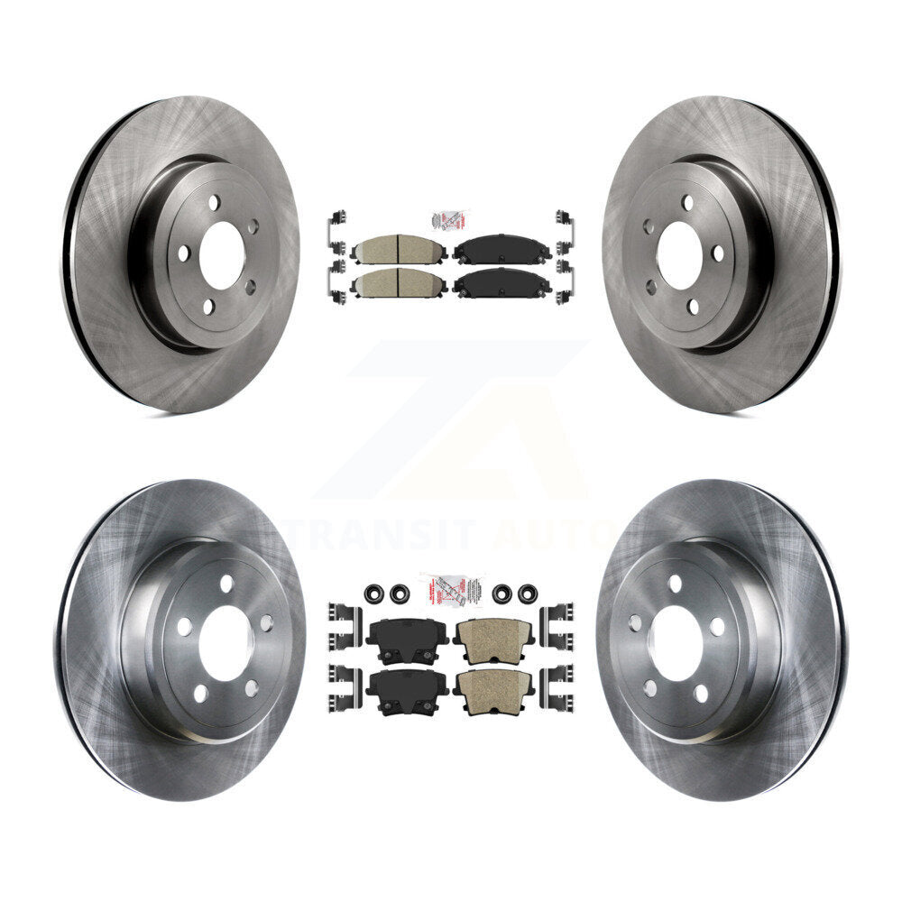 Transit Auto K8A-101779 Disc Brake Kit for 2005-2023 Dodge Challenger, Dodge Charger, Chrysler 300 - Front and Rear product image