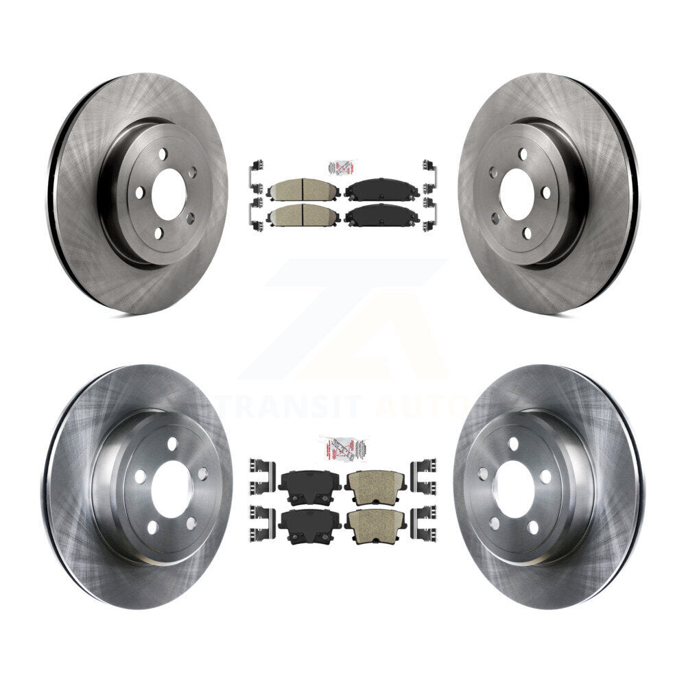 Transit Auto K8A-101780 Disc Brake Kit for 2005-2023 Dodge Challenger, Dodge Charger, Chrysler 300 - Front and Rear product image