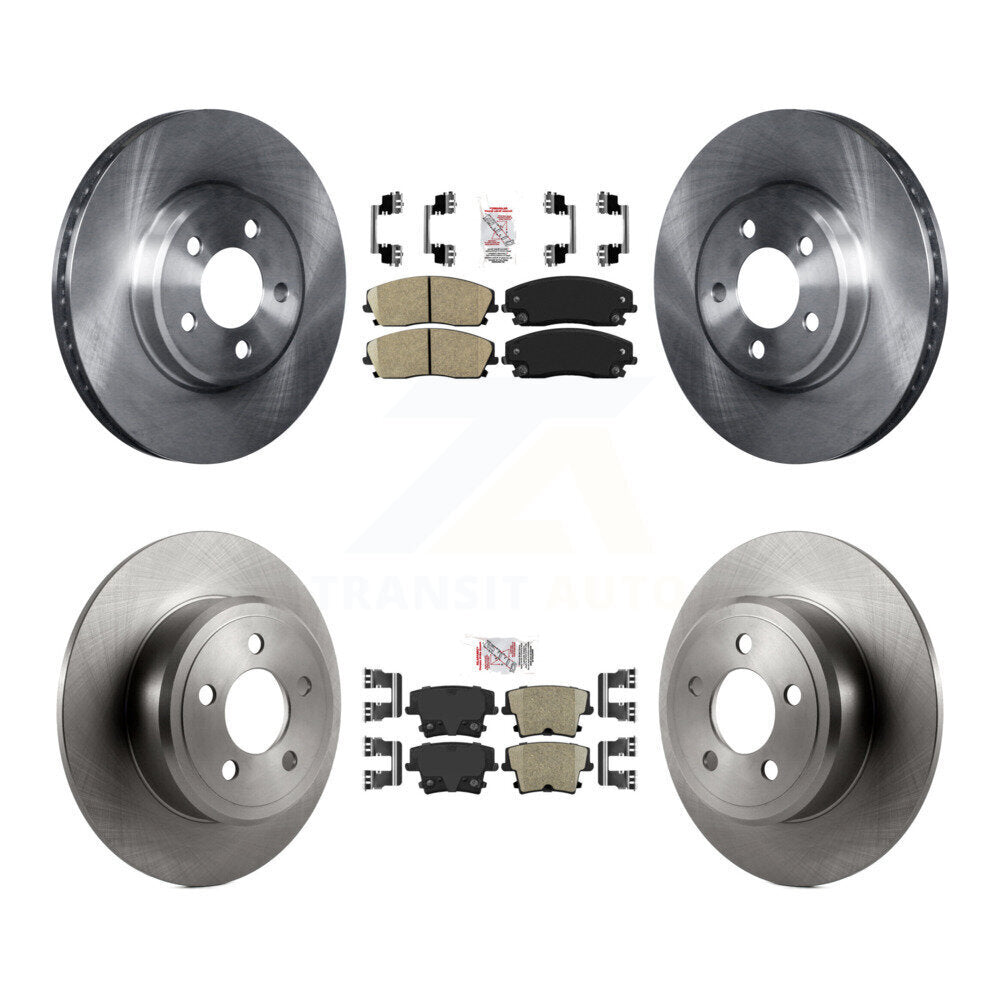 Transit Auto K8A-101782 Disc Brake Kit for 2005-2023 Dodge Charger, Dodge Challenger, Chrysler 300 - Front and Rear product image