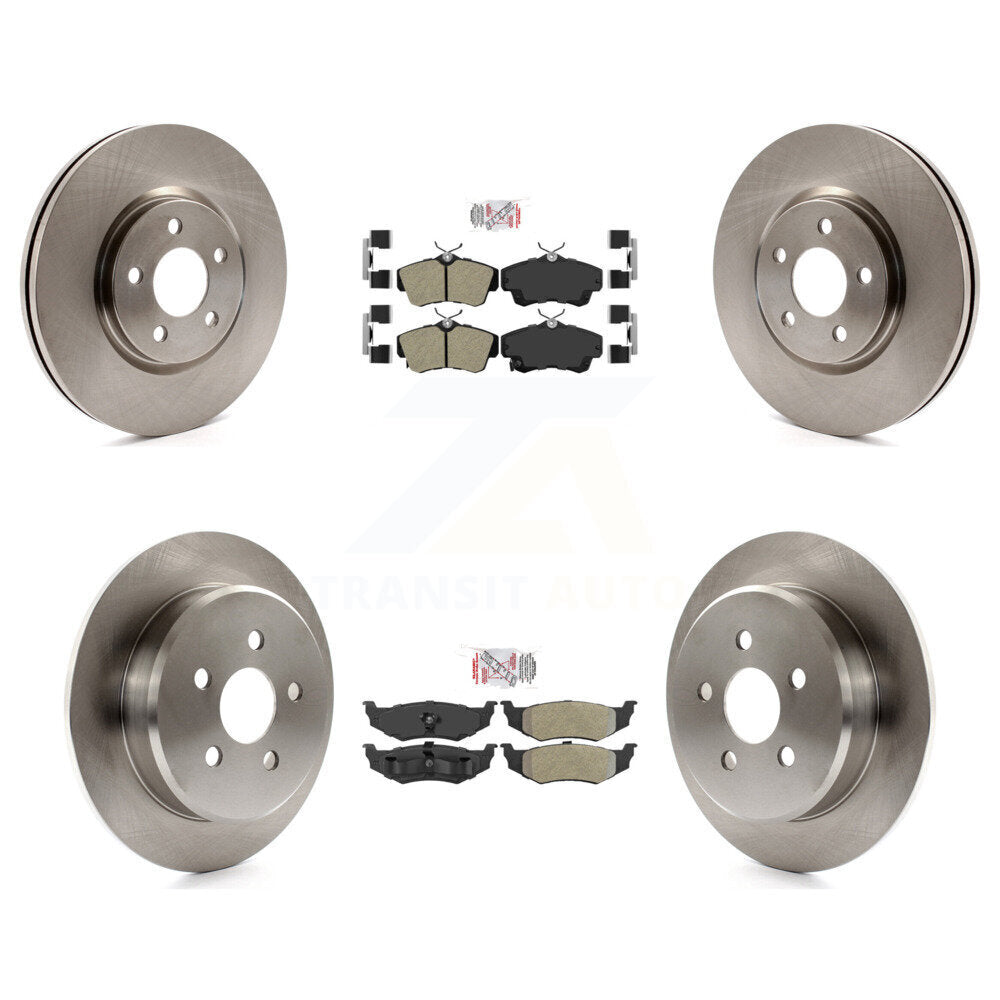 Transit Auto K8A-101856 Disc Brake Kit for 2007 Chrysler PT Cruiser - Front and Rear product image