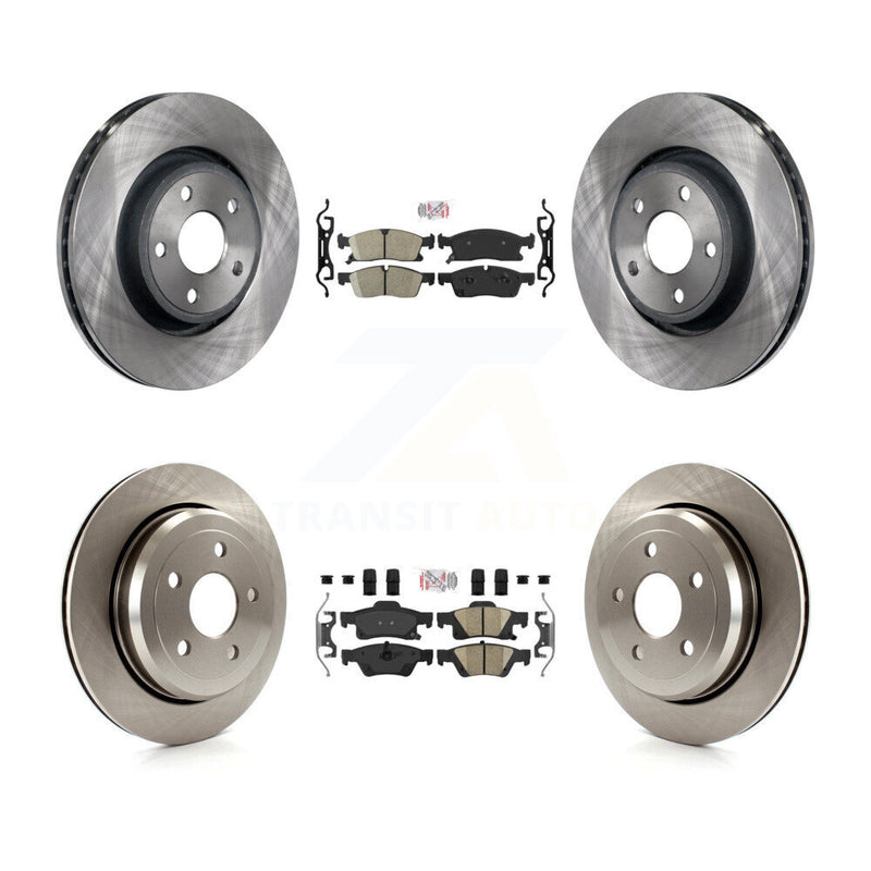 Transit Auto K8A-101870 Disc Brake Kit for 2022 Jeep Grand Cherokee WK - Front and Rear product image
